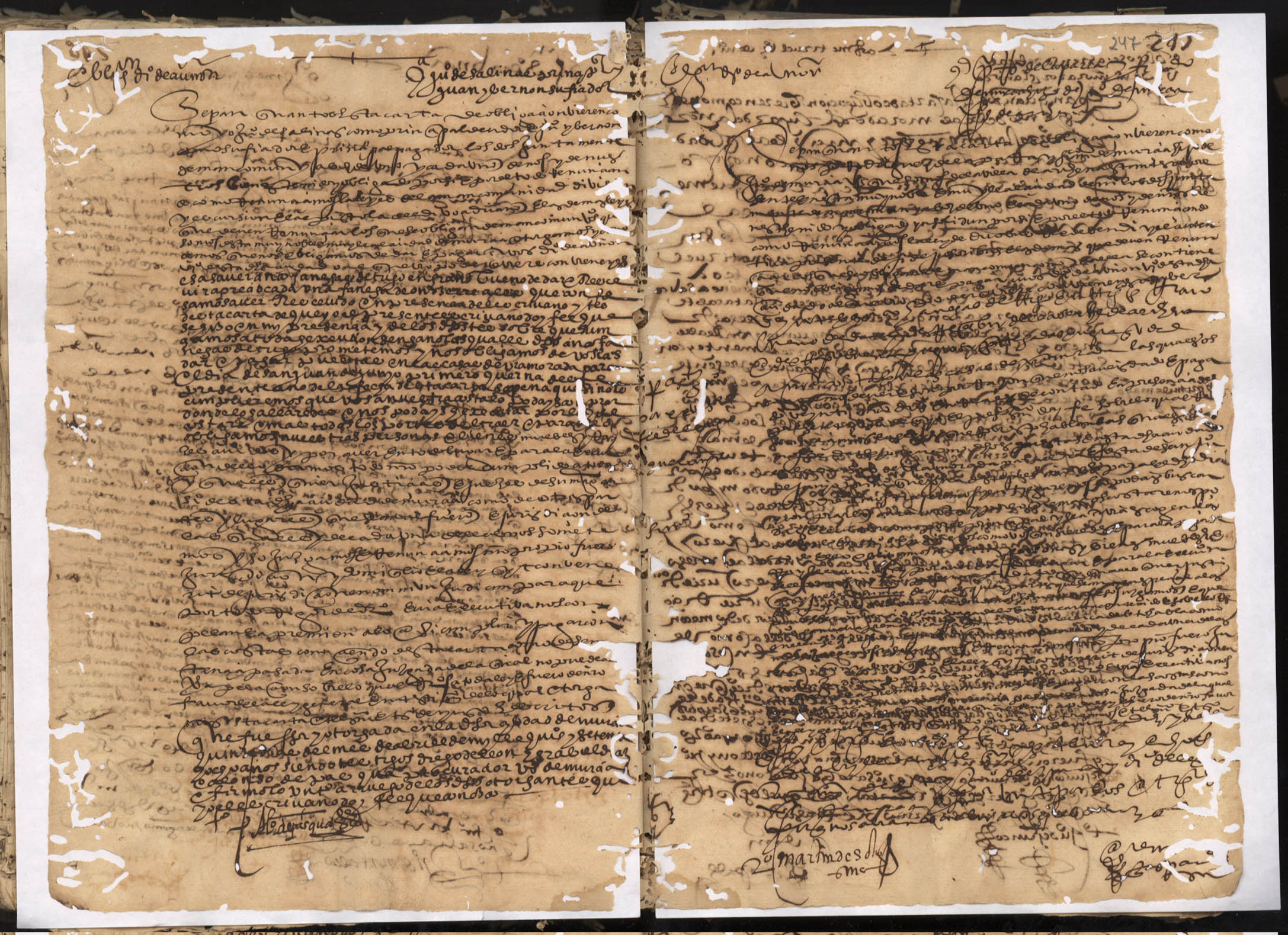 Registro de Gaspar Díez, Murcia. Años 1575-1579.